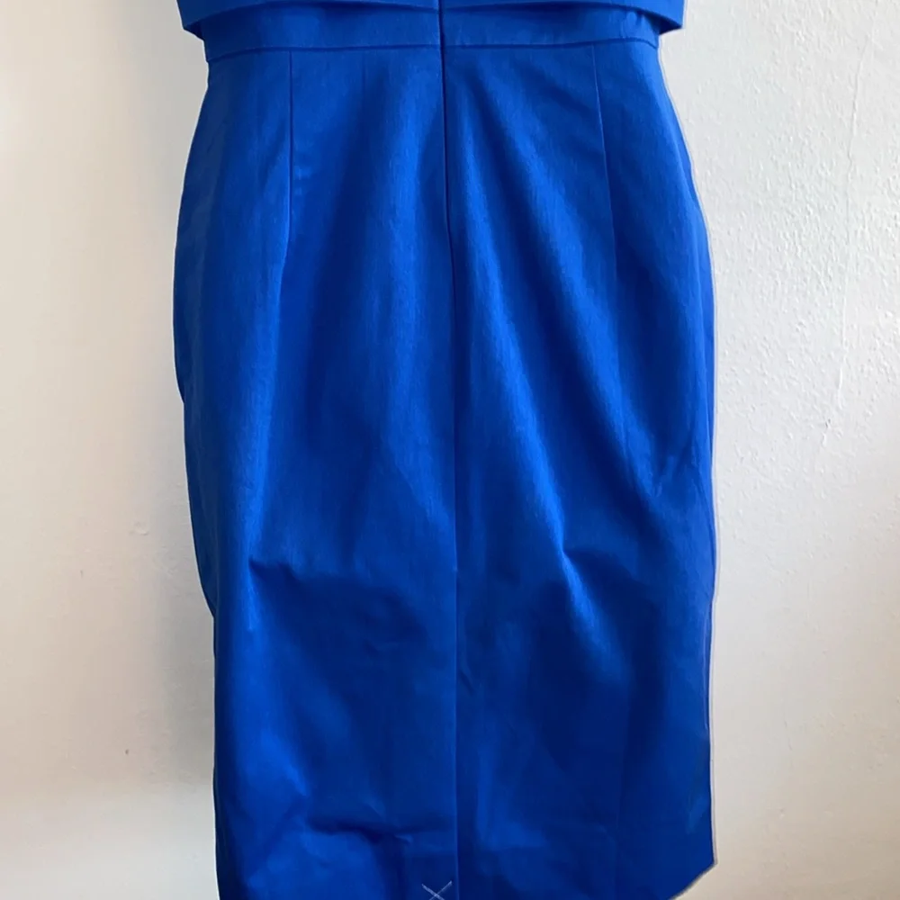 NWT J Crew Going Places Sleeveless Royal Blue Dress - Picture 8 of 11